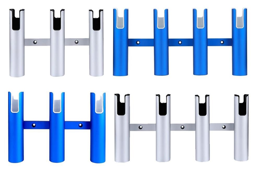 Superior Aluminum Alloy Merine 4 Tube Rod Holder