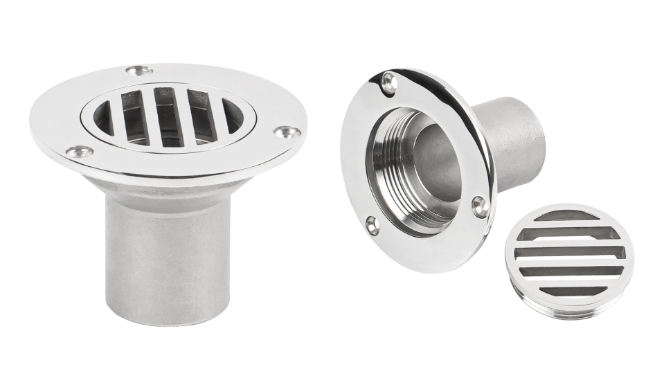 316 Stainless Steel ဖြုတ်တပ်နိုင်သော Cockpit Drain