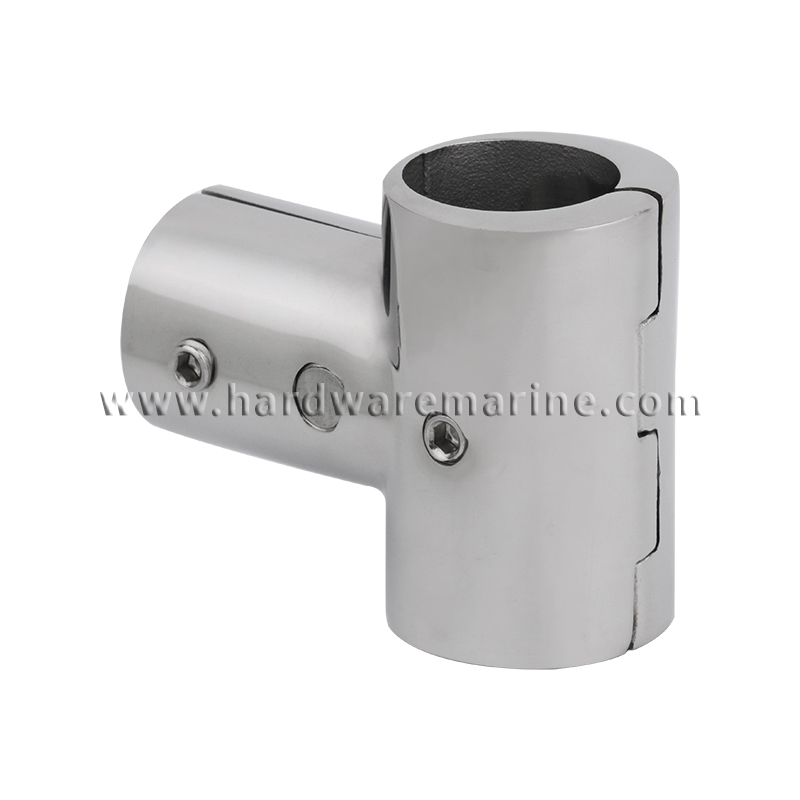 316 Stainless Steel Handrail Fittings Tee Hinged