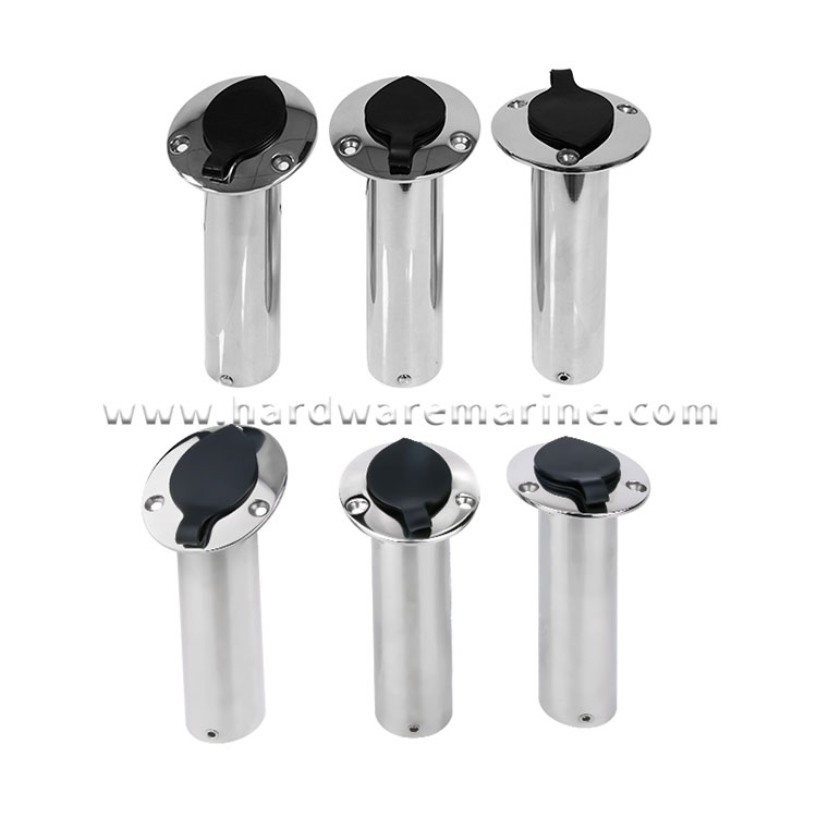 ဦးထုပ်ပါသော 316 Stainless Steel Heavy Flush Mount Rod Holder