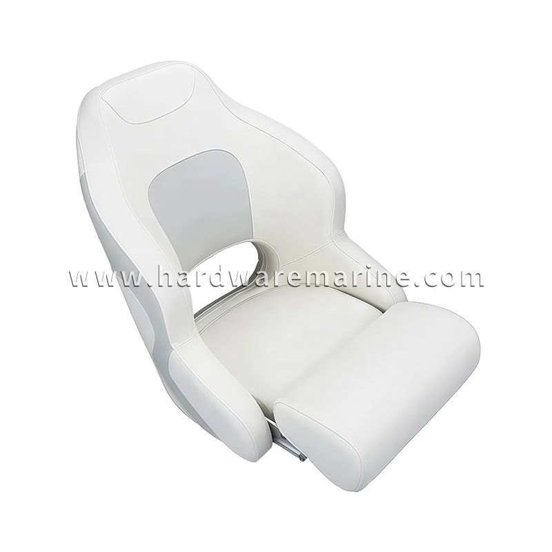 Deluxe Flip-Up Marine Seat (မီးခိုးရောင်ဖျော့ဖျော့နှင့် မီးခိုးရောင်)