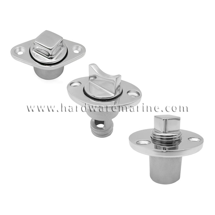 Stainless Steel 316 Diamond Garboard Drain Plug