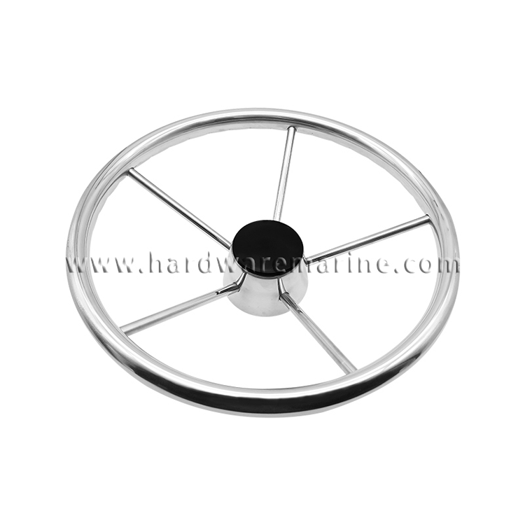 Stainless Steel 5 Spoke Steering Wheel ခလုတ်